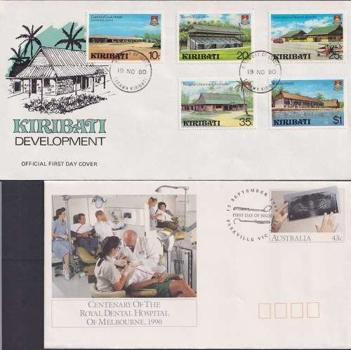 VARIOUS WORLD COVERS - a good selection of clean covers (9) for the WORLD COVER COLLECTOR (4 scans)